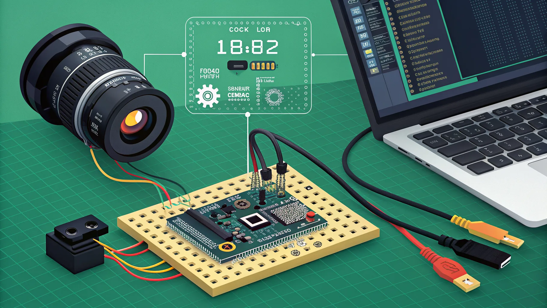 ESP32-CAM: как выводить температуру и данные датчиков поверх изображения