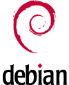 Логотип Debian 12 Bookworm (KDE)