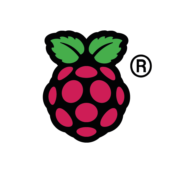 Логотип Raspberry Pi OS (Debian 13 Trixie)
