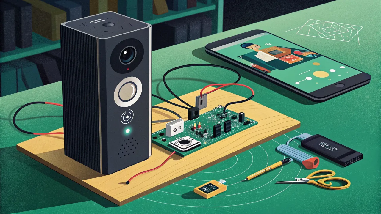 DIY умный звонок с камерой на ESP32-CAM и Home Assistant