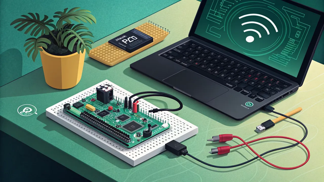Raspberry Pi Pico W: первый проект с WiFi и MicroPython